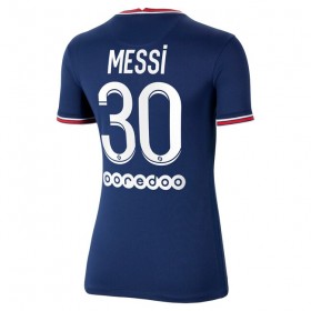 Jalkapallo Pelipaidat Paris Saint-Germain Lionel Messi 30 Naisten Kotipaita 2021-2022 Lyhythihainen